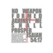 Isaiah 54:17 Kiss-Cut Sticker - My Faith My Father