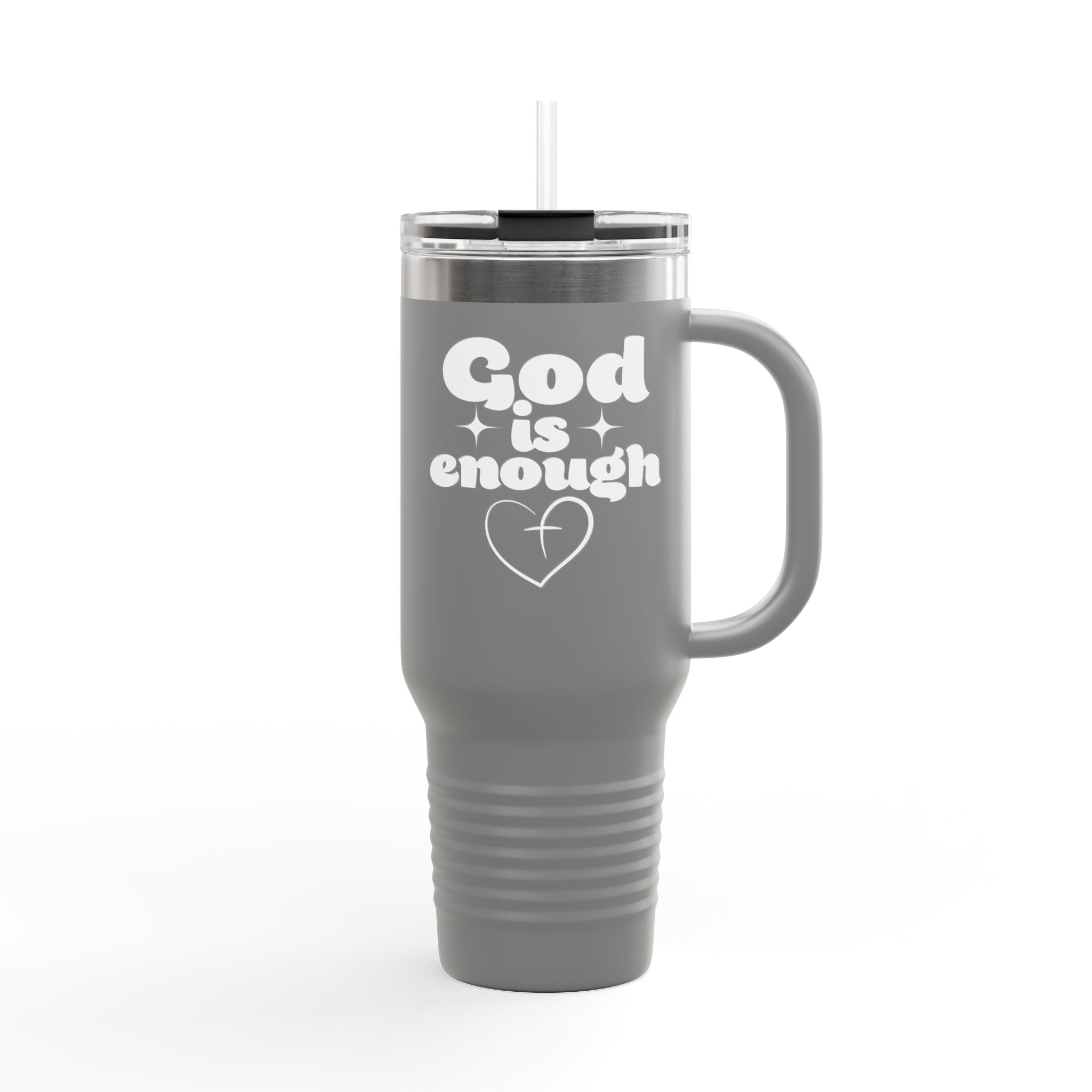 God Is Enough 40oz Insulated Travel Mug