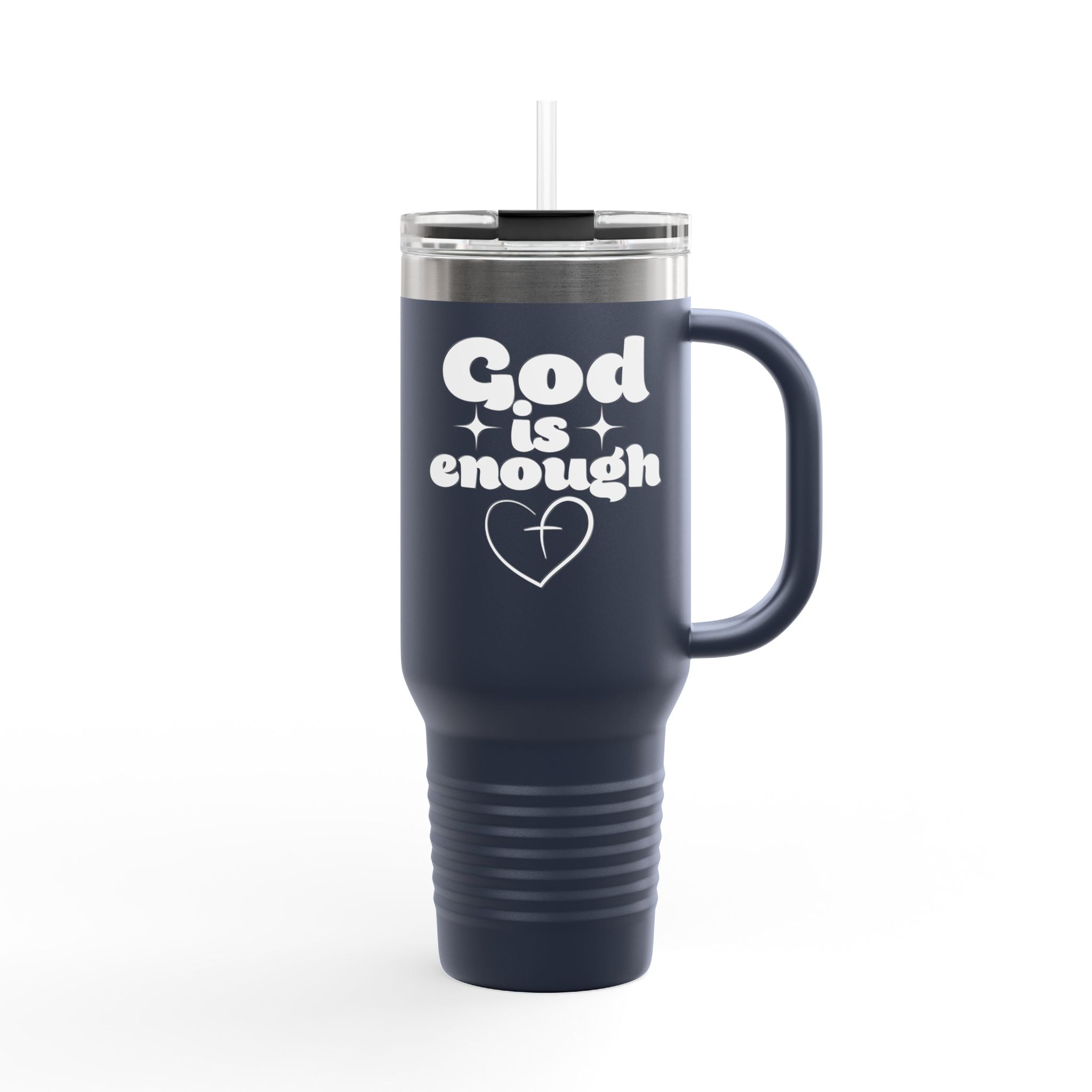 God Is Enough 40oz Insulated Travel Mug