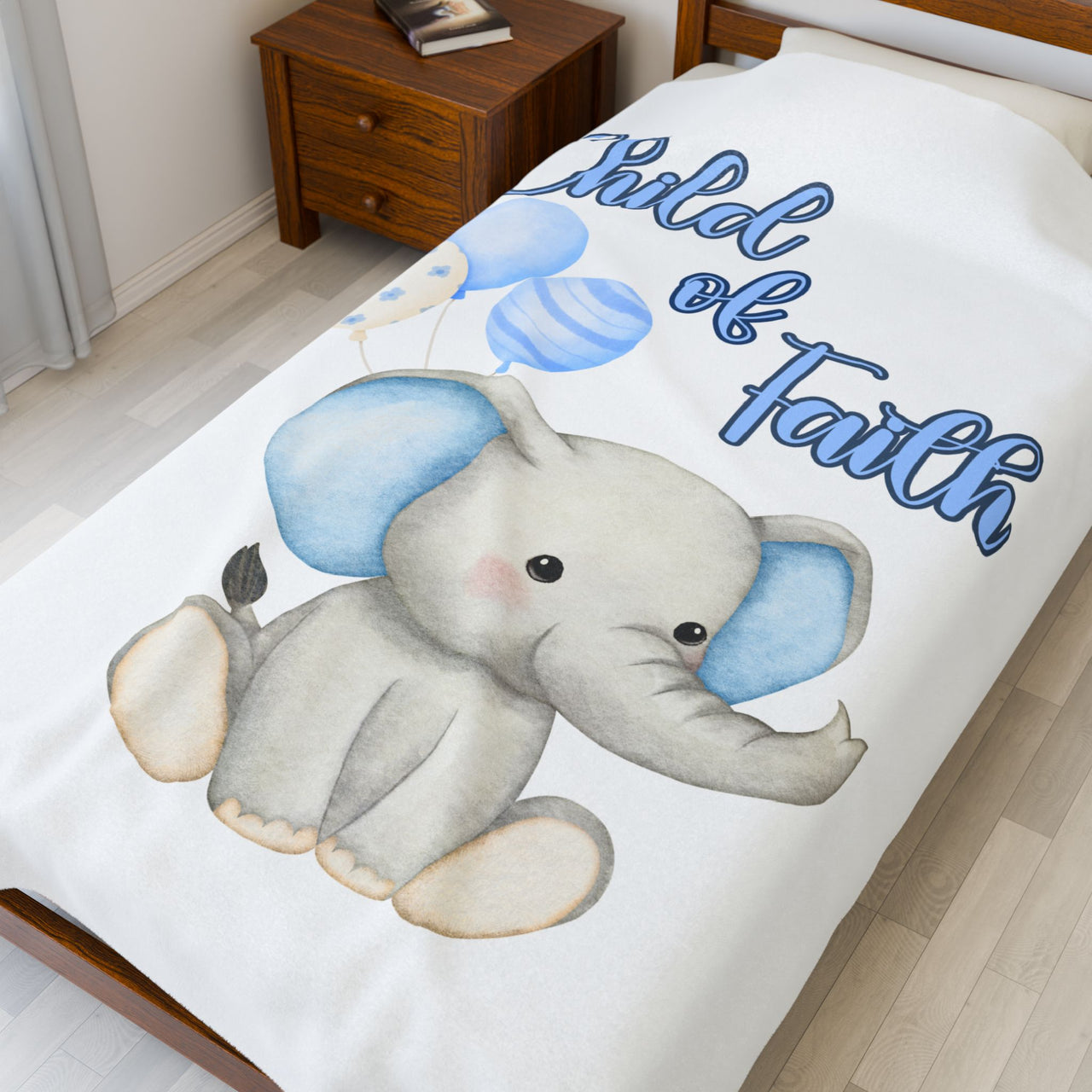 Child of Faith Velveteen Plush Blanket