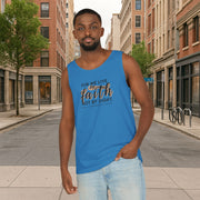For We Live By Faith Unisex Relaxed Fit Tank Top - My Faith My Father
