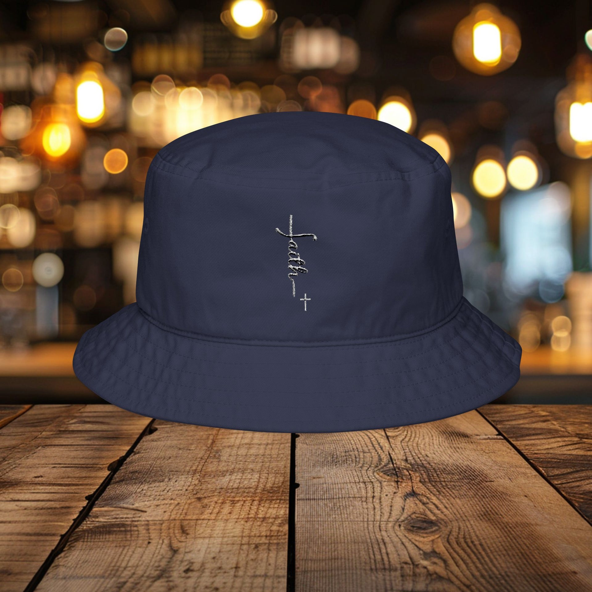 Faith With Cross Bucket Hat - My Faith My Father