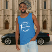 Pray Over It Unisex Relaxed Fit Tank Top - My Faith My Father