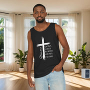 You Are Known, Loved, Worthy, Chosen, Enough Unisex Relaxed Fit Tank Top - My Faith My Father