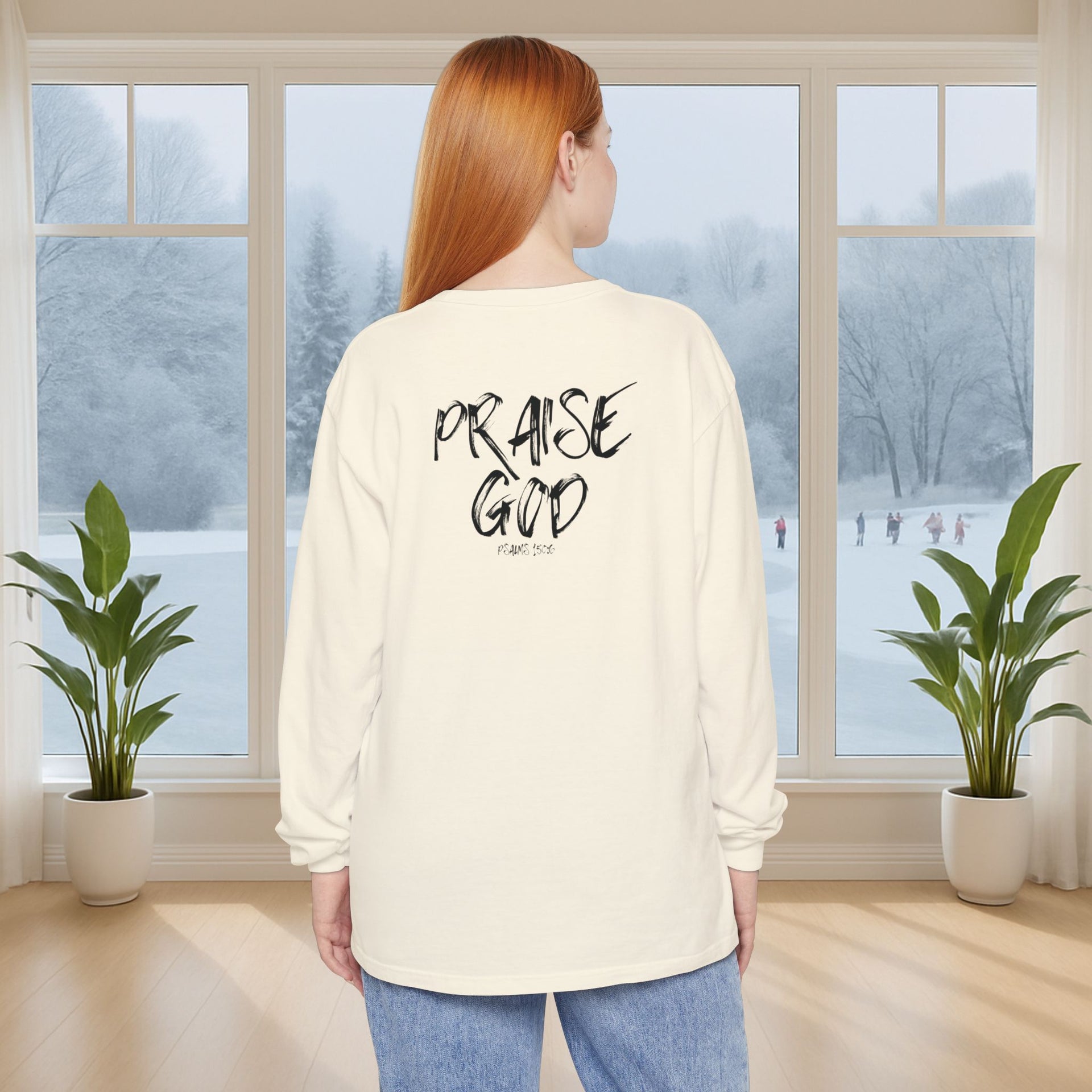 Praise God Long Sleeve T-Shirt - My Faith My Father