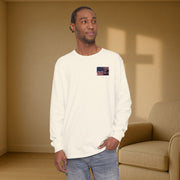 I Stand for the Flag, I Kneel for the Cross Unisex Relaxed Fit Long Sleeve T-Shirt - My Faith My Father