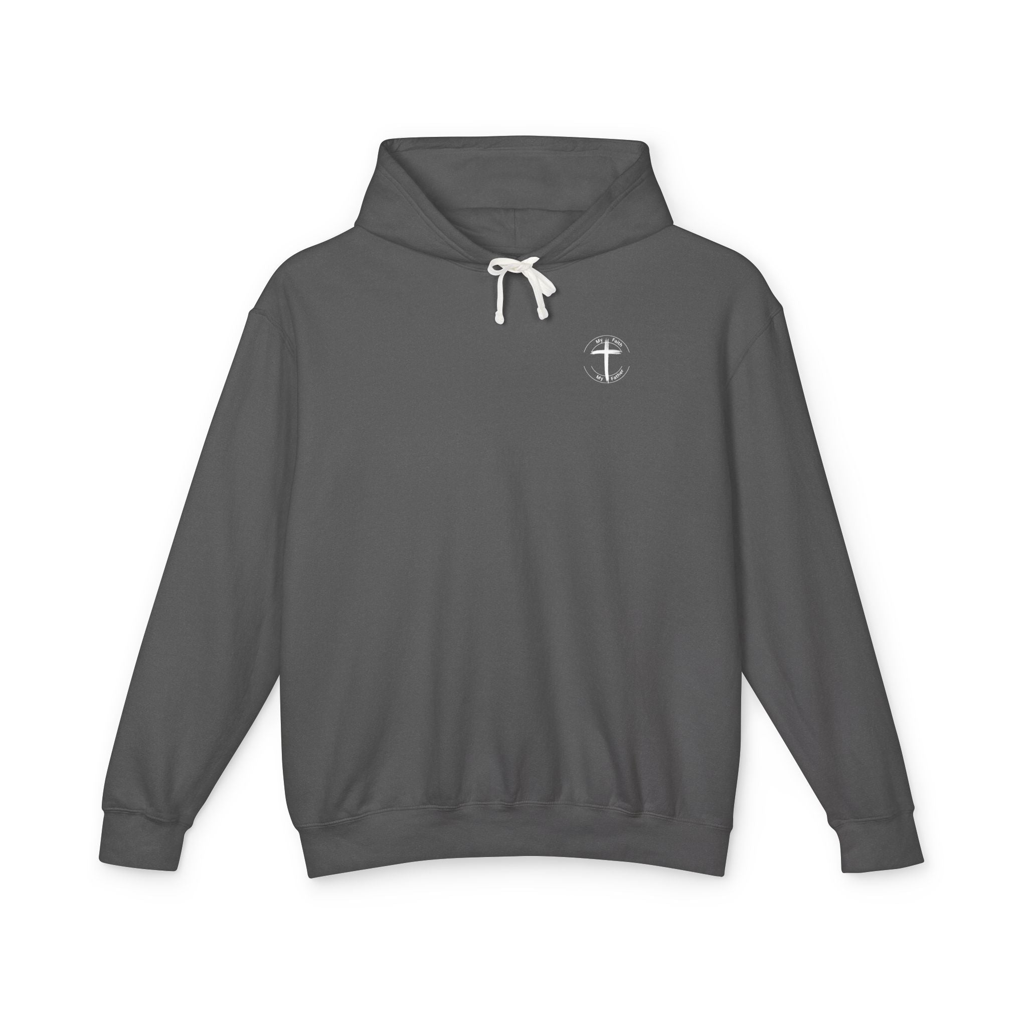 God Will Never Leave You Unisex Relaxed Fit Lightweight Hooded Sweatshirt