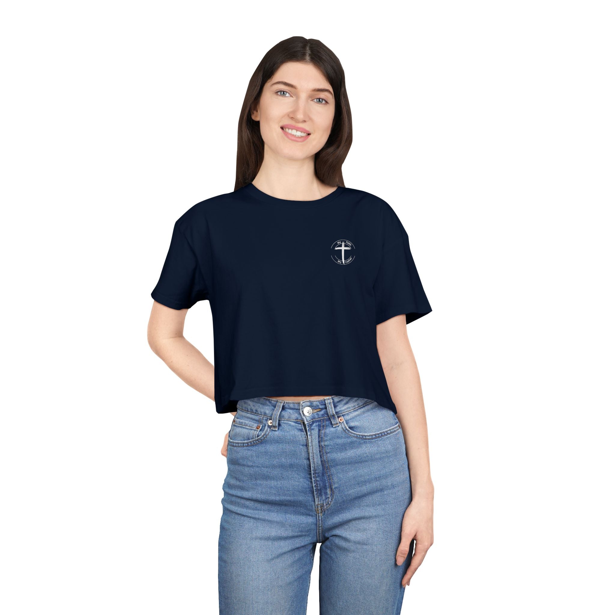 Accept What Is Crop Tee