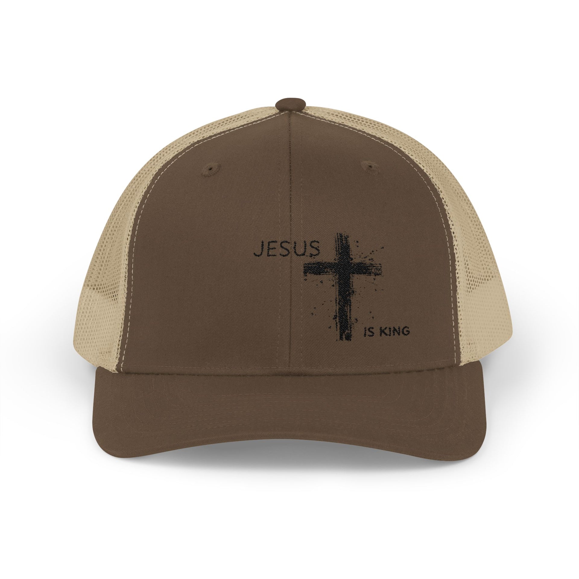 Jesus is King Snapback Trucker Hat - My Faith My Father