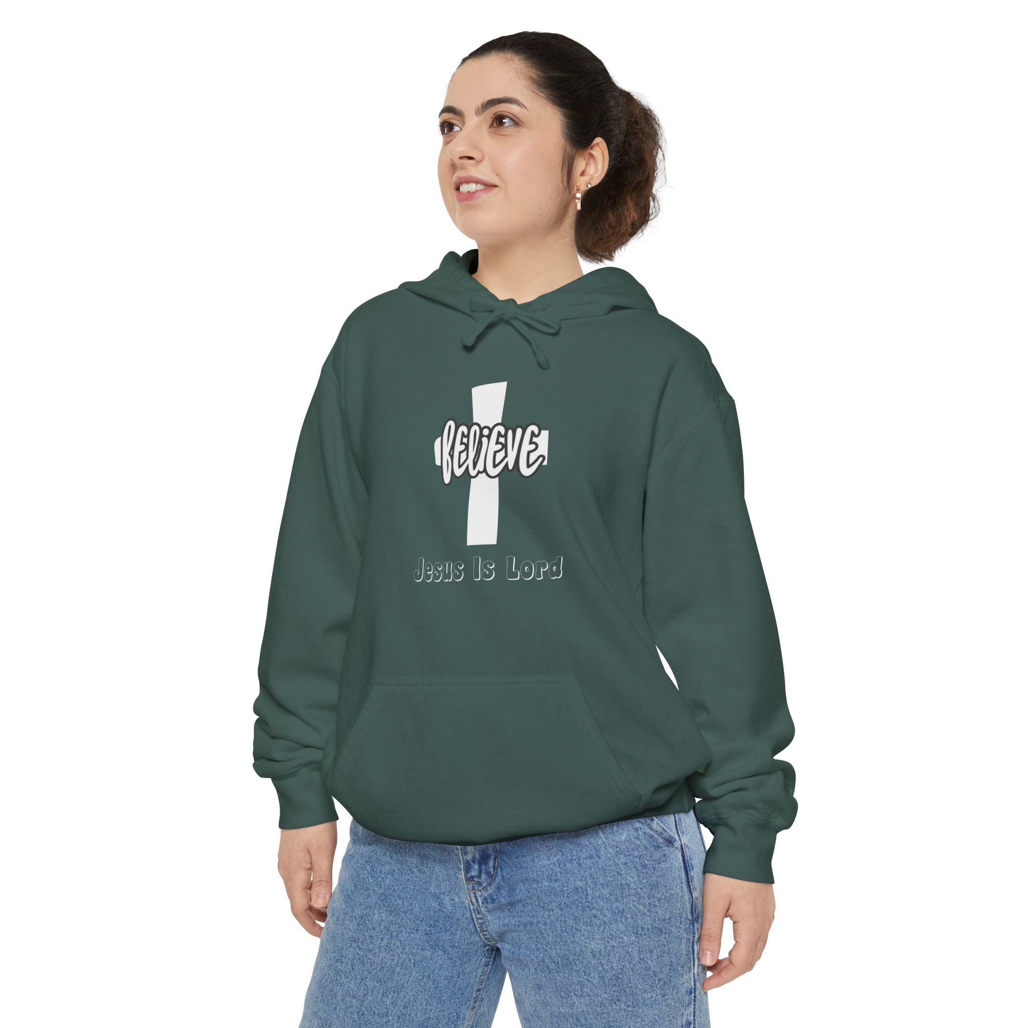 Believe Jesus Is Lord Unisex Relaxed Fit Long Sleeve T-Shirt