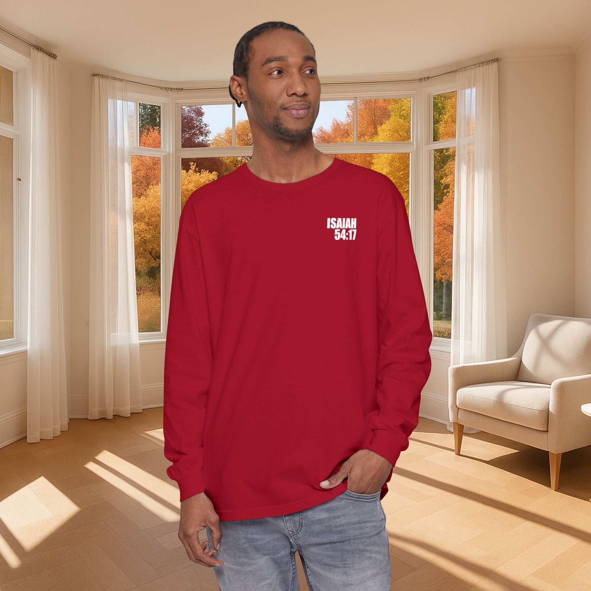 Isaiah 54:17 Unisex Long Sleeve T-Shirt - My Faith My Father