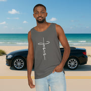 Jesus Cross Unisex Relaxed Fit Tank Top - My Faith My Father