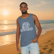 God is My Refuge Unisex Relaxed Fit Tank Top - My Faith My Father