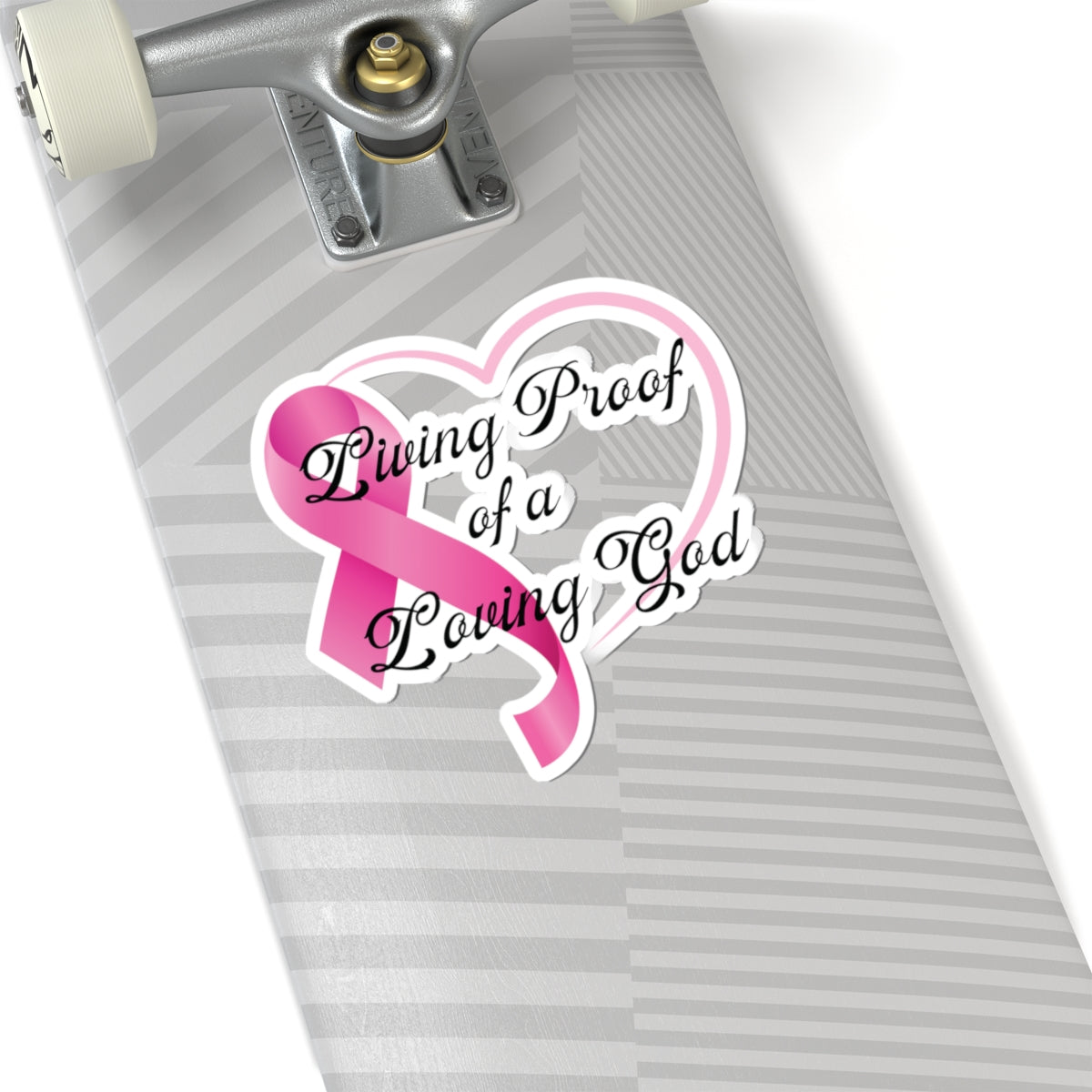 Living Proof of a Loving God Kiss-Cut Stickers - My Faith My Father