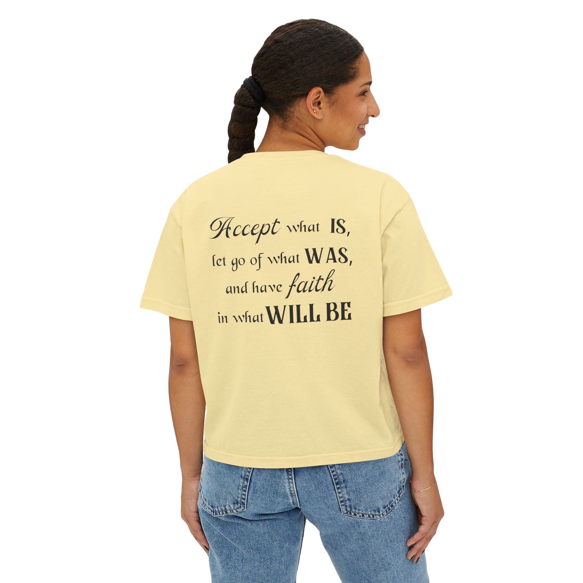 Accept What Is Women's Boxy T-Shirt