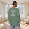 PRAY + Cross Unisex Relaxed Fit Long Sleeve T-Shirt - My Faith My Father