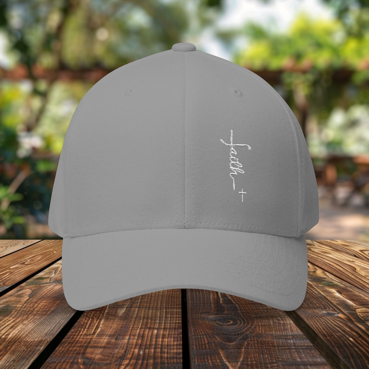Faith + Cross Flexfit Hat - My Faith My Father