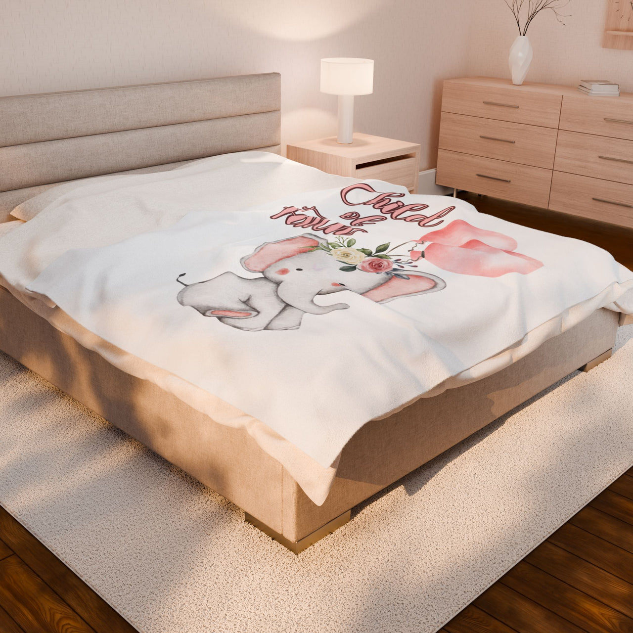 Child of Faith Velveteen Plush Blanket