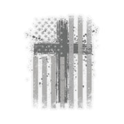 American Flag With Cross Kiss-Cut Stickers - My Faith My Father