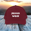 Jesus Won – Richardson 112 Snapback Trucker Hat | Christian Headwear - My Faith My Father