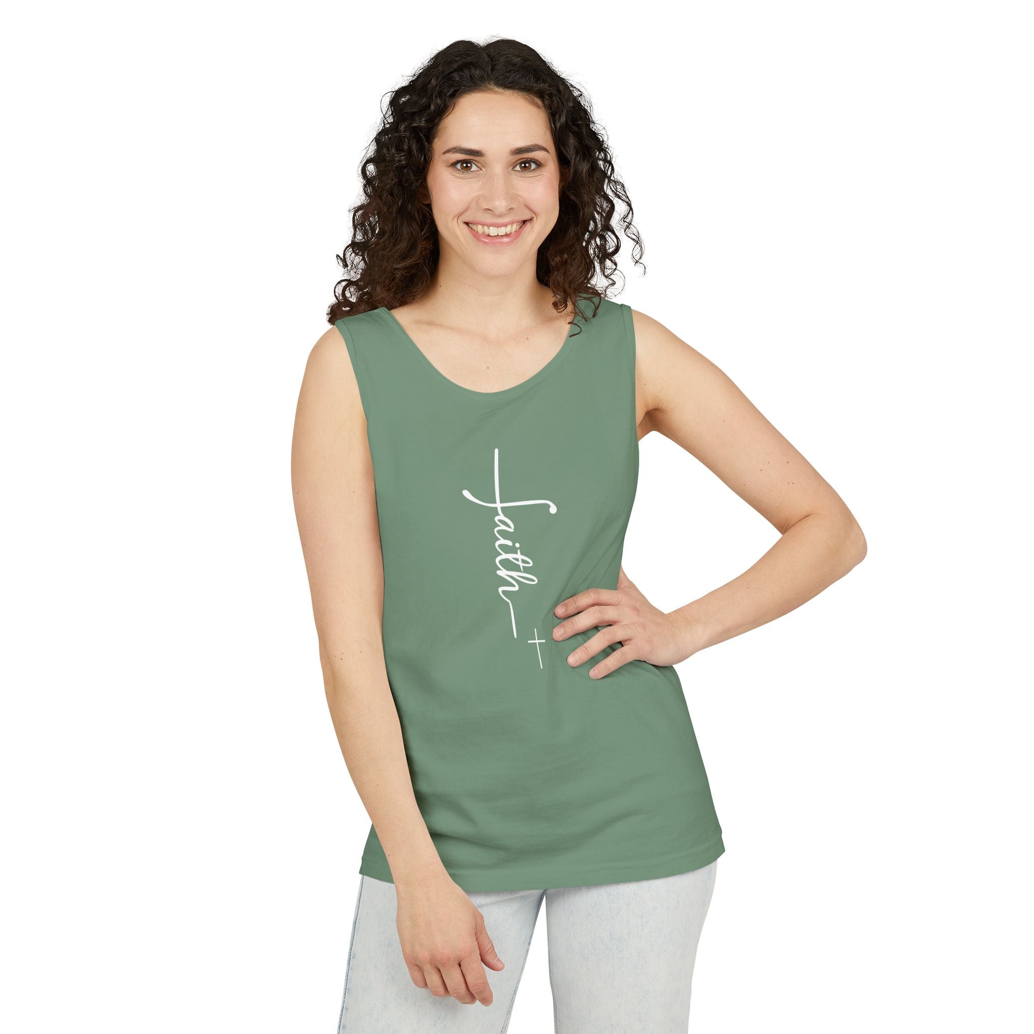 Faith +Cross Unisex Relaxed Fit Tank Top