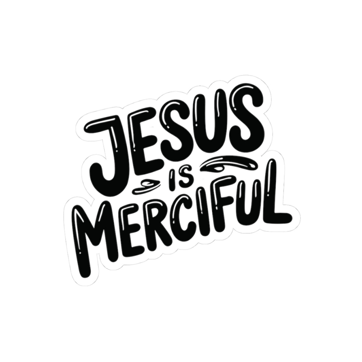 Jesus is Merciful Kiss-Cut Stickers - My Faith My Father
