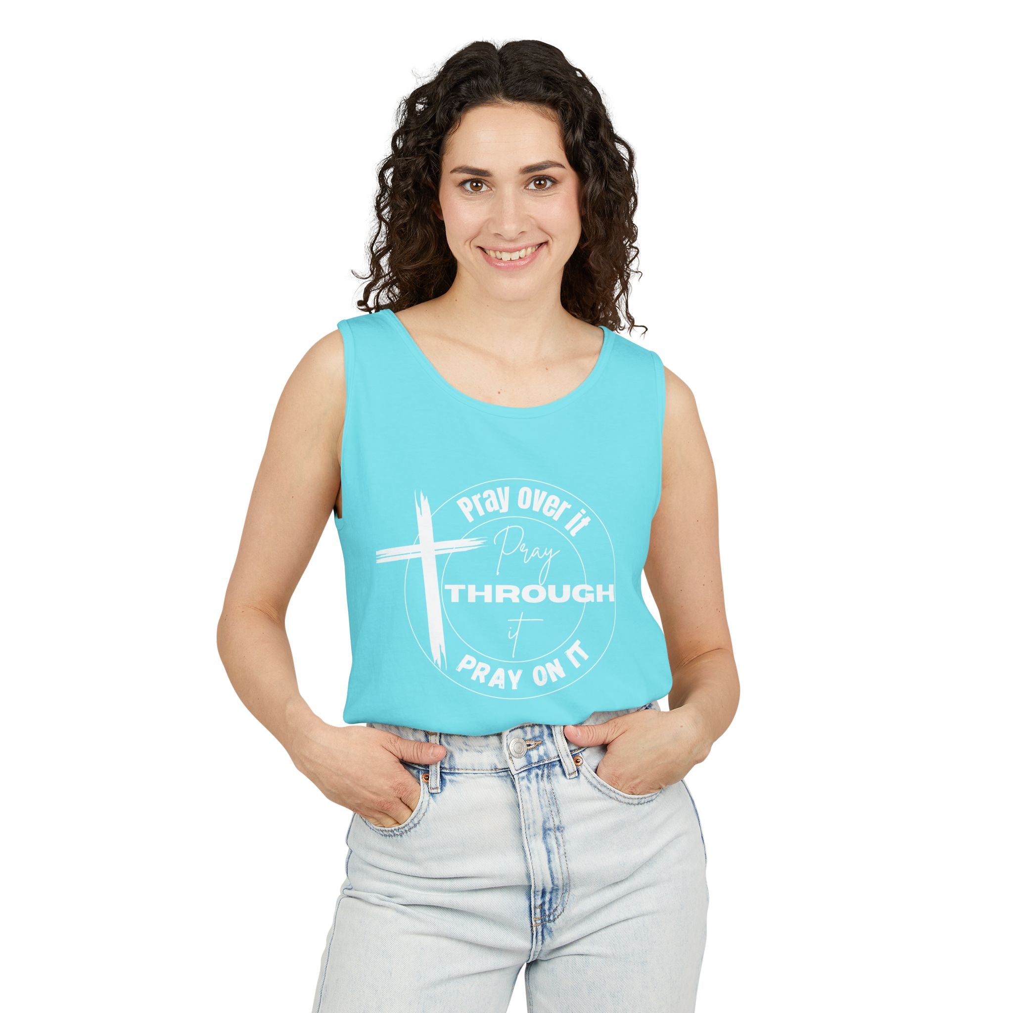 Pray Over It Unisex Relaxed Fit Tank Top