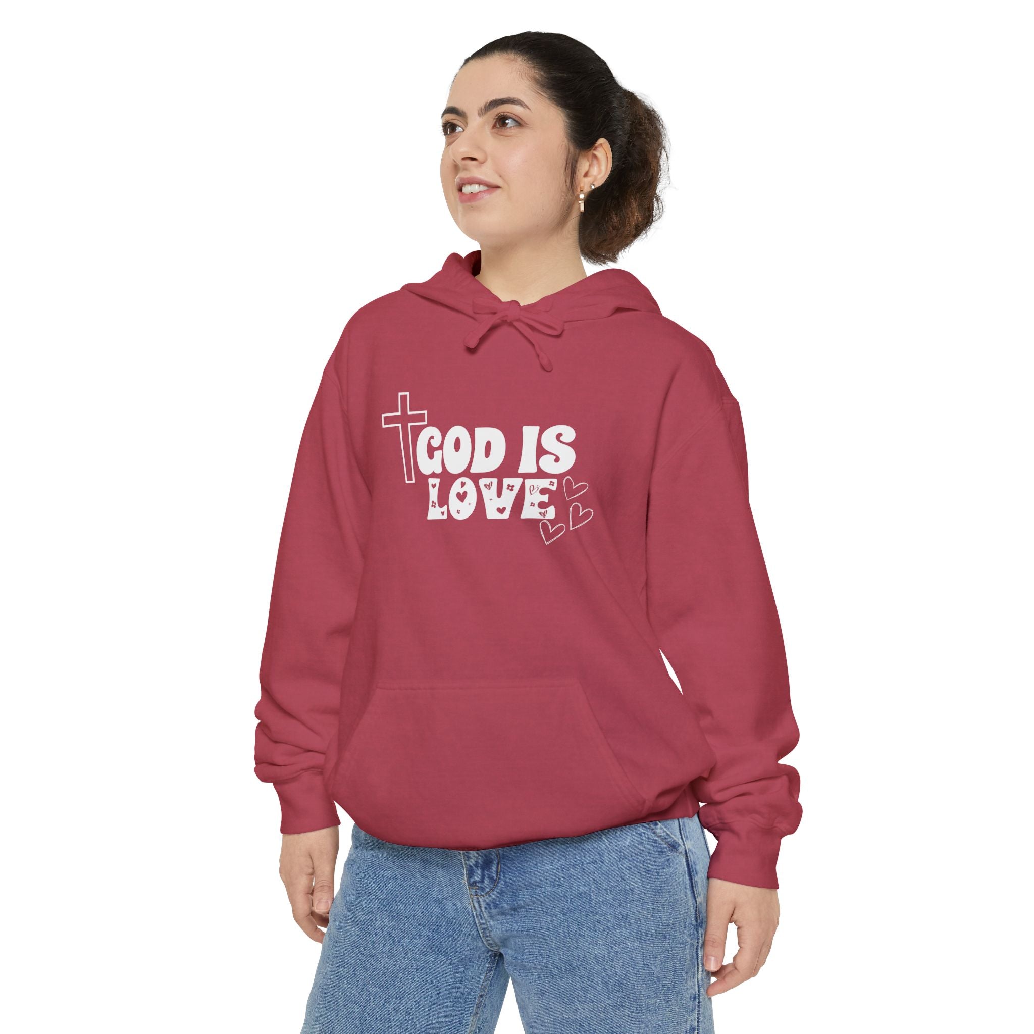 God Is Love Unisex Relaxed Fit Hoodie