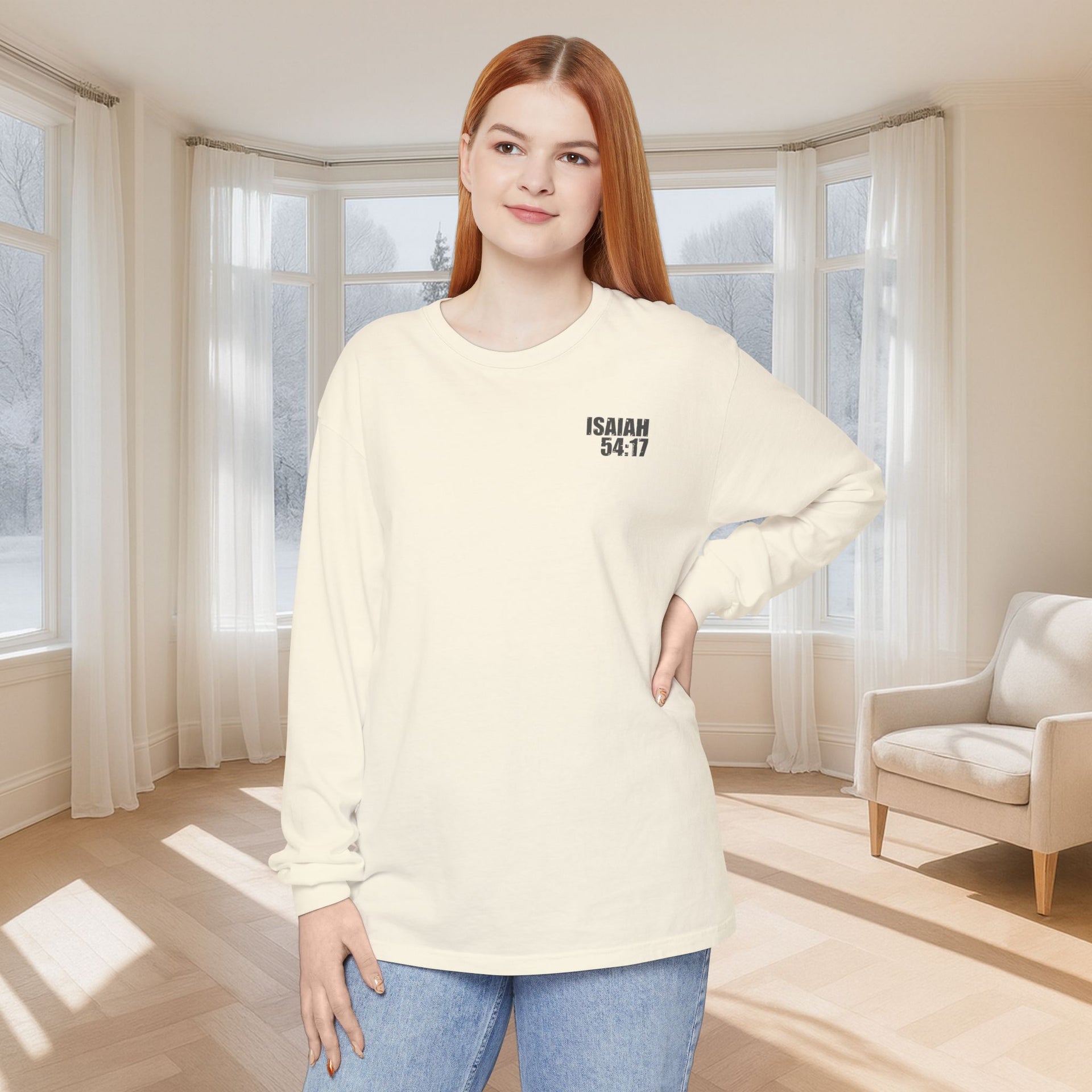 Isaiah 54:17 Unisex Long Sleeve T-Shirt - My Faith My Father
