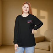 I Stand for the Flag, I Kneel for the Cross Unisex Relaxed Fit Long Sleeve T-Shirt - My Faith My Father