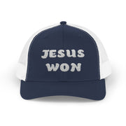 Jesus Won Snapback Trucker Hat - My Faith My Father