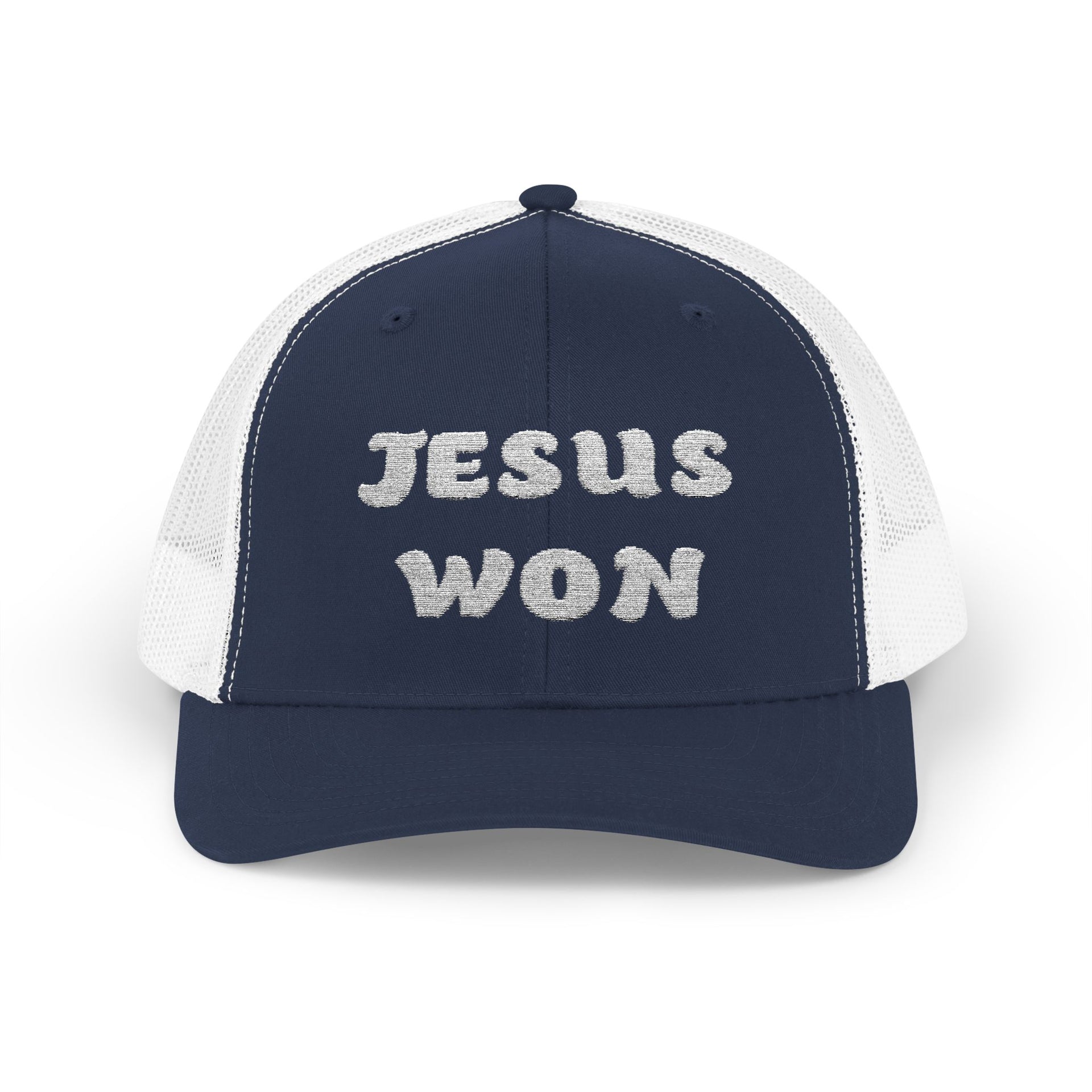 Jesus Won Snapback Trucker Hat - My Faith My Father