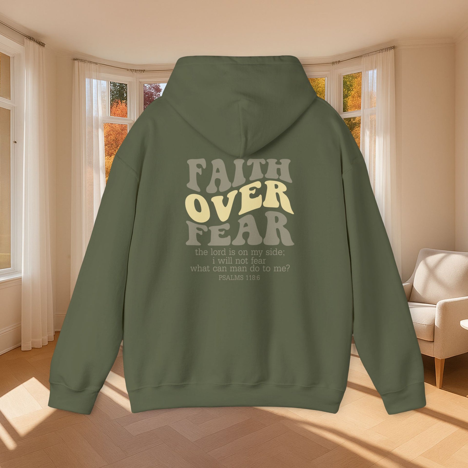 Faith Over Fear Unisex Hoodie - My Faith My Father