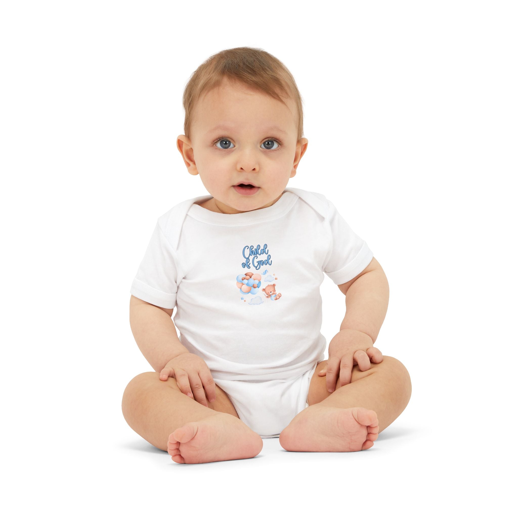 Child of God Infant Jersey One Piece, Christian Baby Bodysuit, Cute Baby Outfit, Gift for New Parents, Infant Clothing, Baby Shower Gift