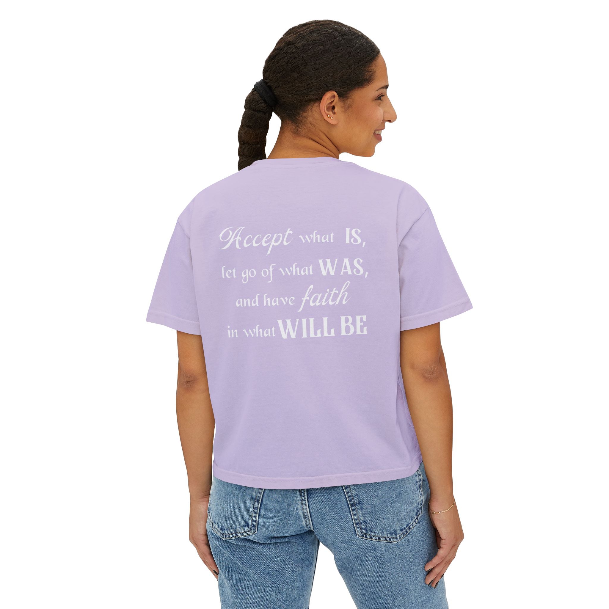 Accept What Is Women's Boxy T-Shirt