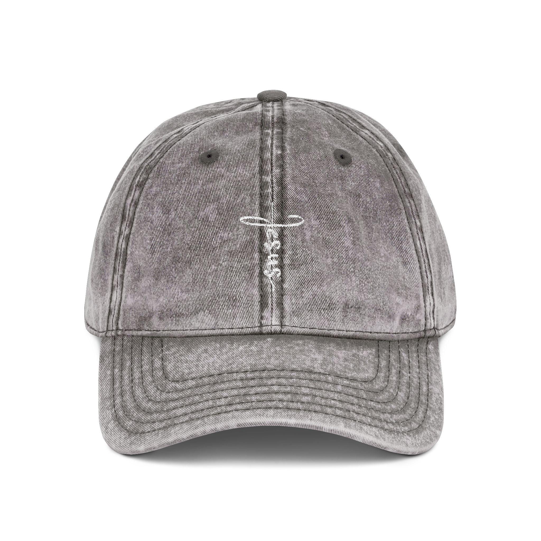 Jesus Cross Vintage Hat