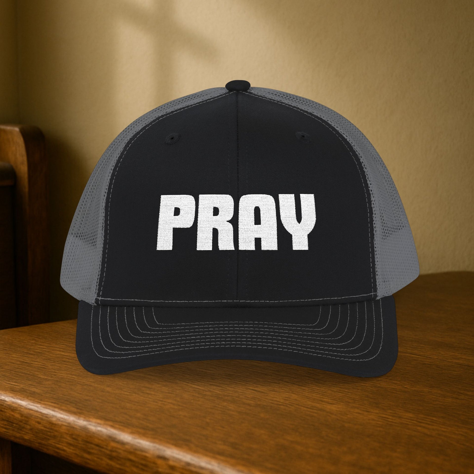Pray Snapback Trucker Hat - My Faith My Father