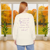 Lilies Unisex Relaxed Fit Long Sleeve T-Shirt - My Faith My Father