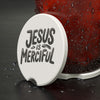 Jesus Is Merciful Soapstone Car Coaster