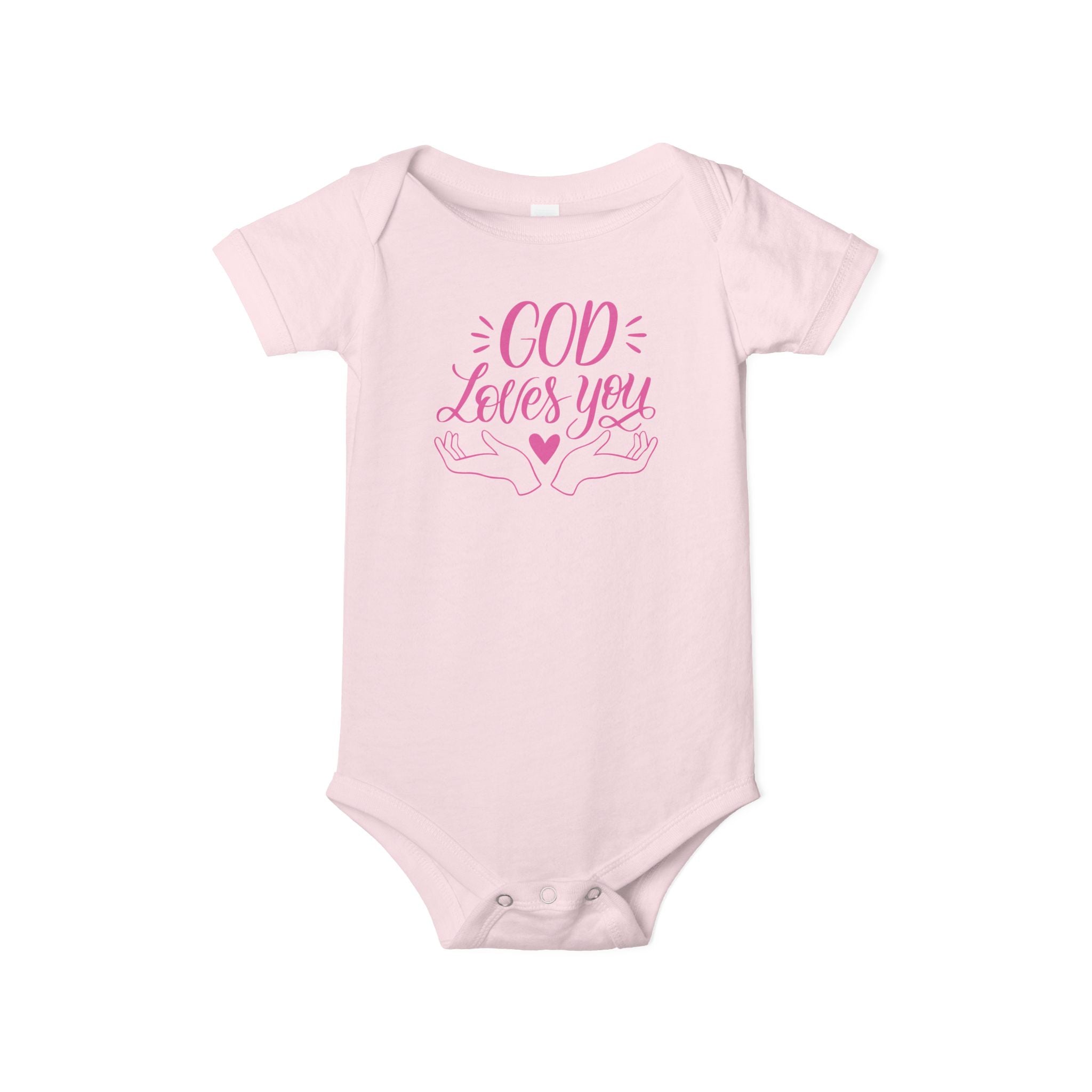 God Loves You Infant One Piece
