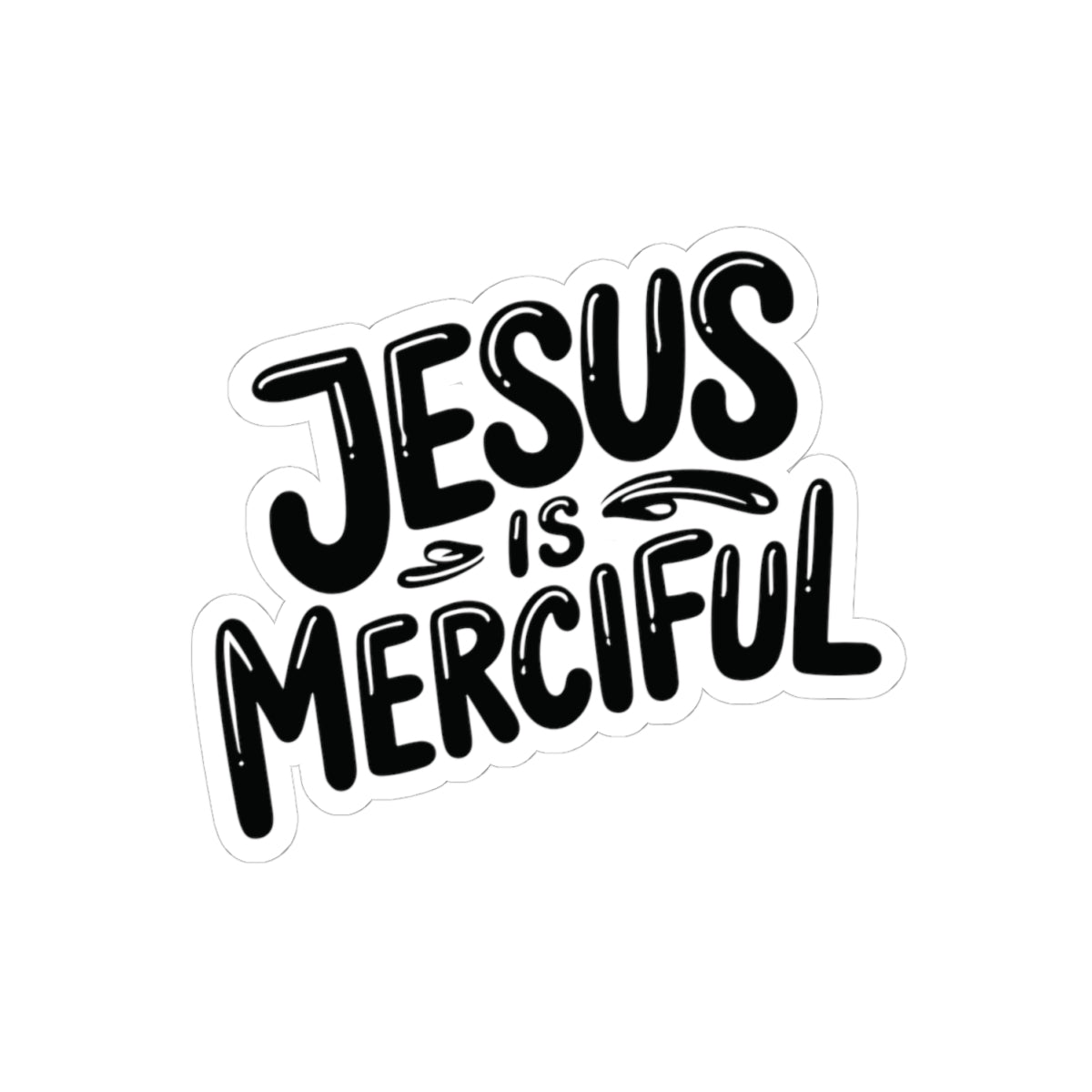 Jesus is Merciful Kiss-Cut Stickers