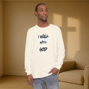 I Walk with God Unisex Relaxed Fit Long Sleeve T-Shirt - My Faith My Father