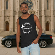 Pray Over It Unisex Relaxed Fit Tank Top - My Faith My Father