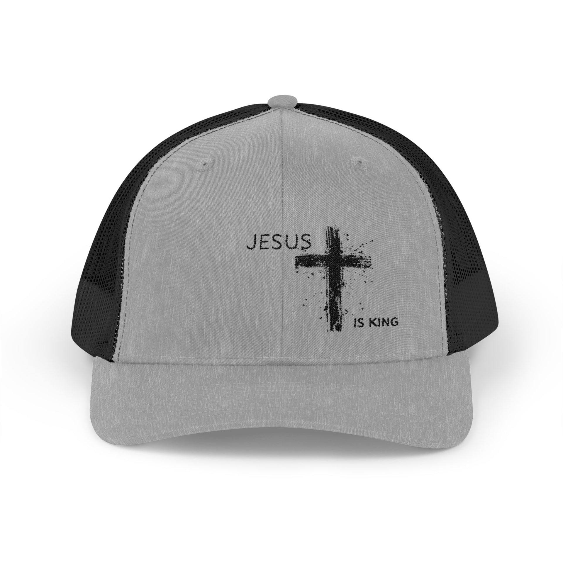 Jesus is King Snapback Trucker Hat - My Faith My Father