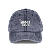 God Is Love Vintage Hat - My Faith My Father