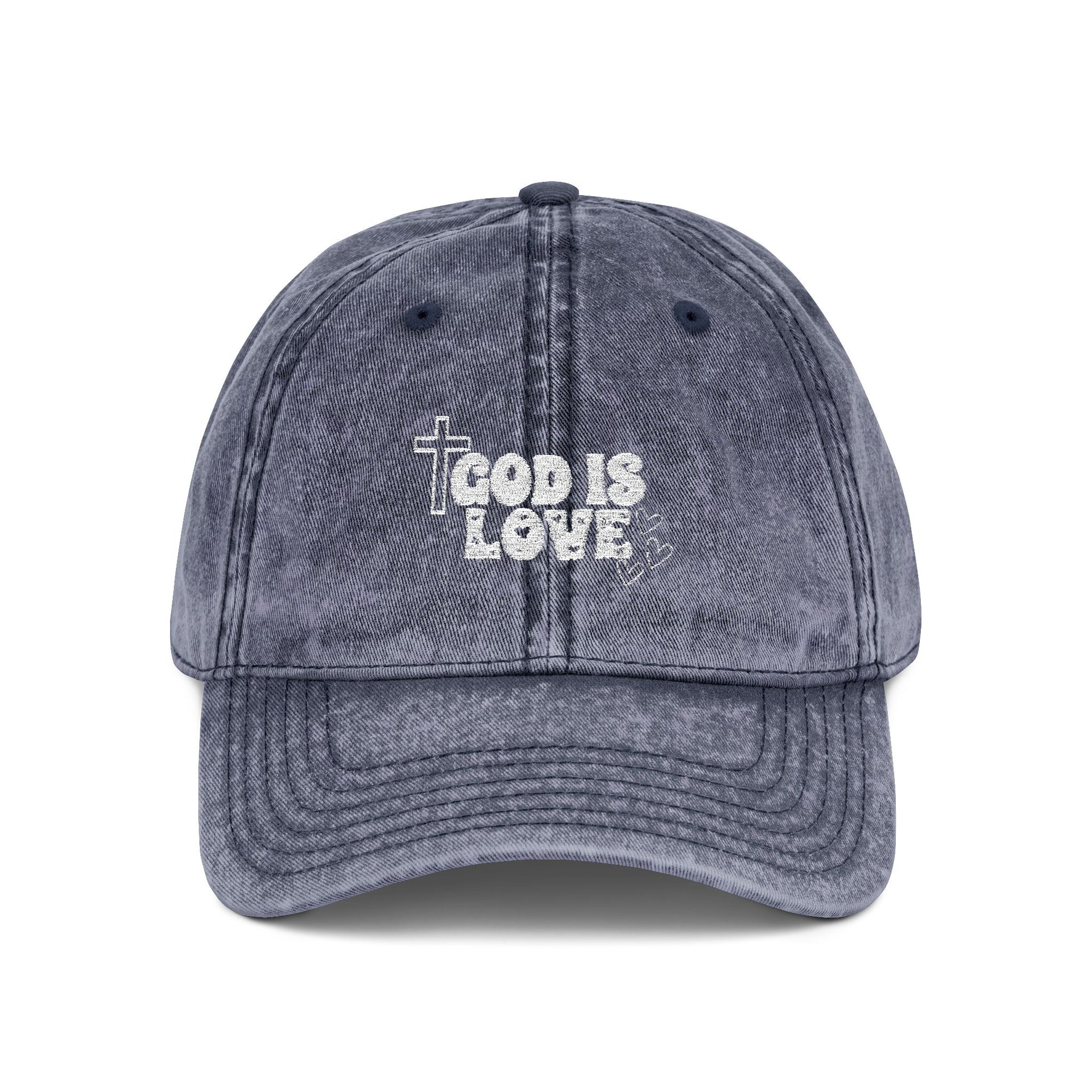 God Is Love Vintage Hat - My Faith My Father