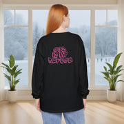 God is My Refuge Unisex Relaxed Fit Long Sleeve T-Shirt - My Faith My Father