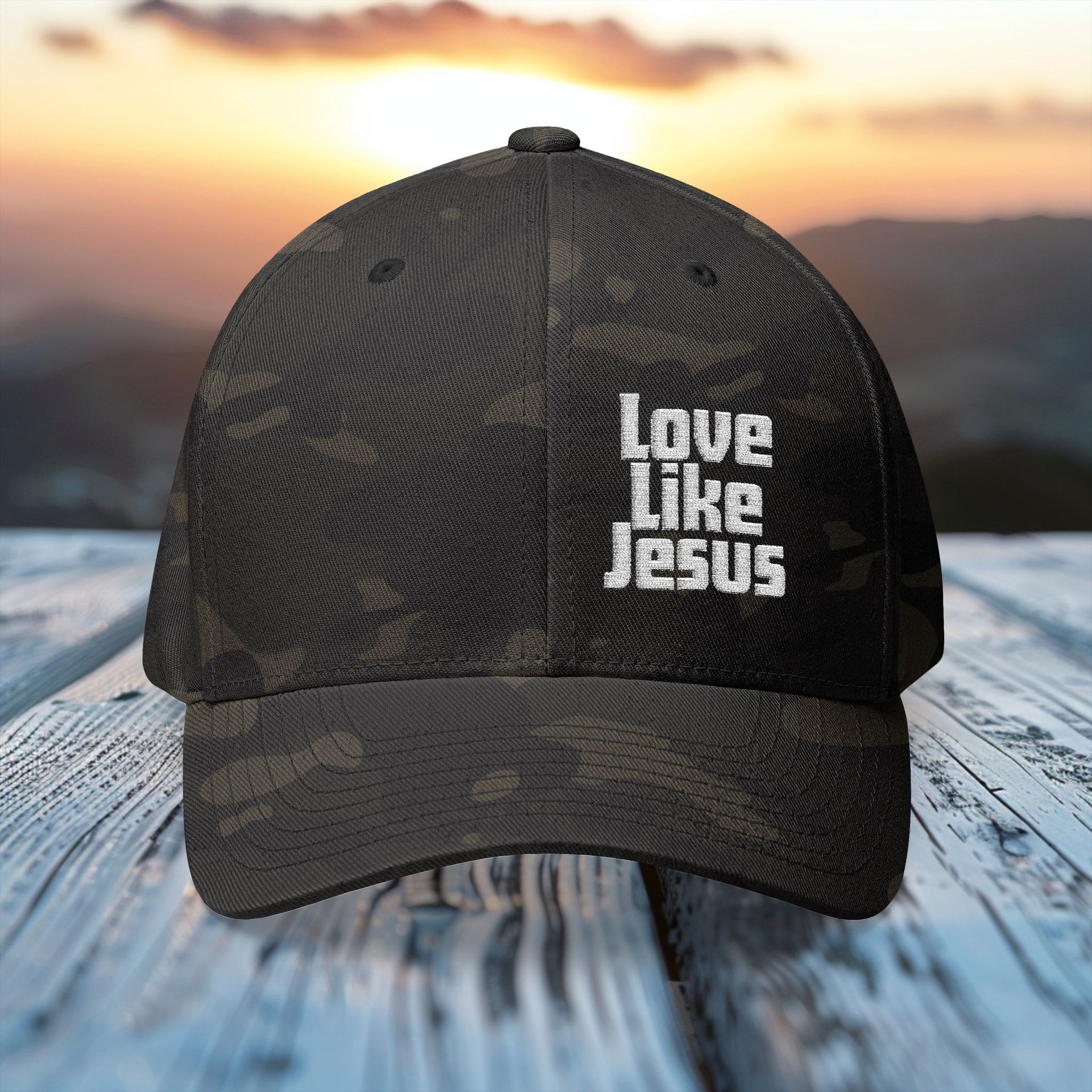 Love Like Jesus Flexfit Hat - My Faith My Father