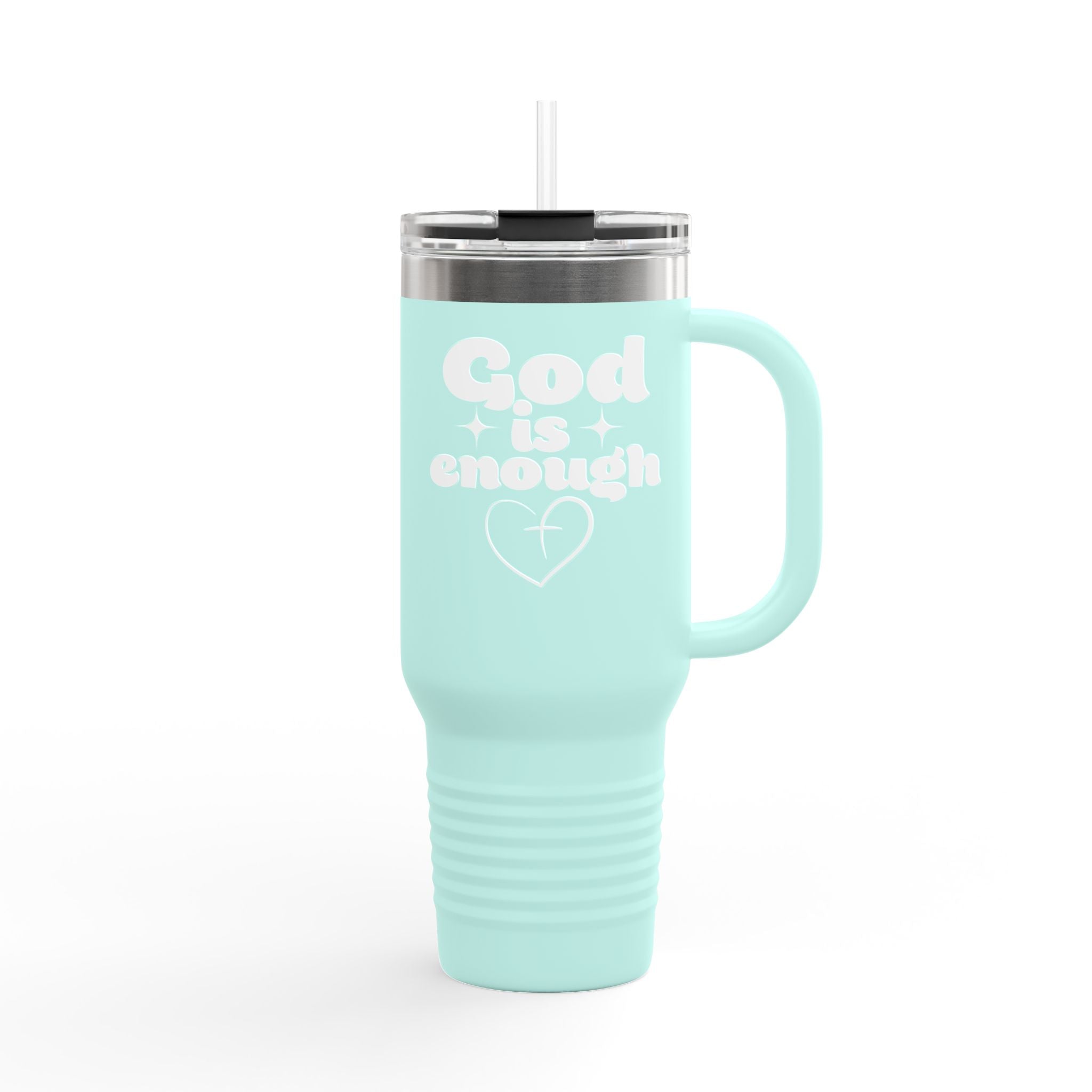 God Is Enough 40oz Insulated Travel Mug