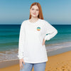 Love, Faith & Hope = Happiness Unisex Relaxed Fit Long Sleeve T-Shirt - My Faith My Father